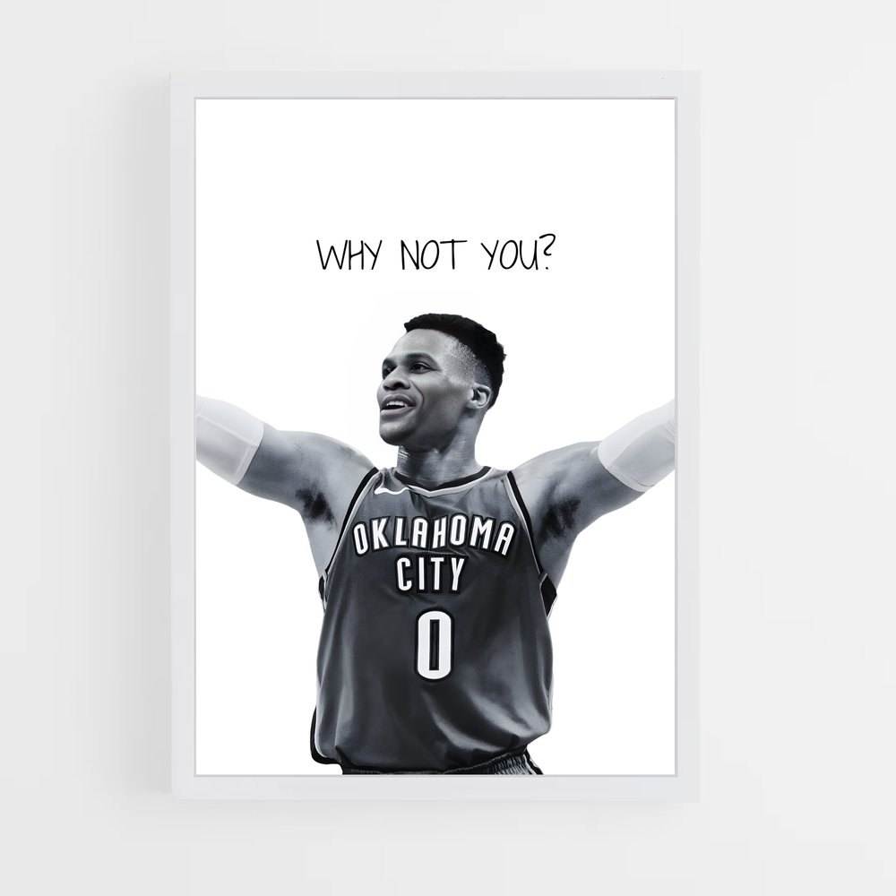 Poster Westbrook's Triumph – affiche Basketball (vue 3)